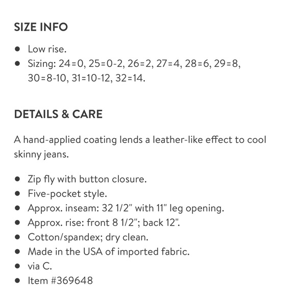 Habitual Alice Coated Skinny Black Jeans 28 - Picture 6 of 6